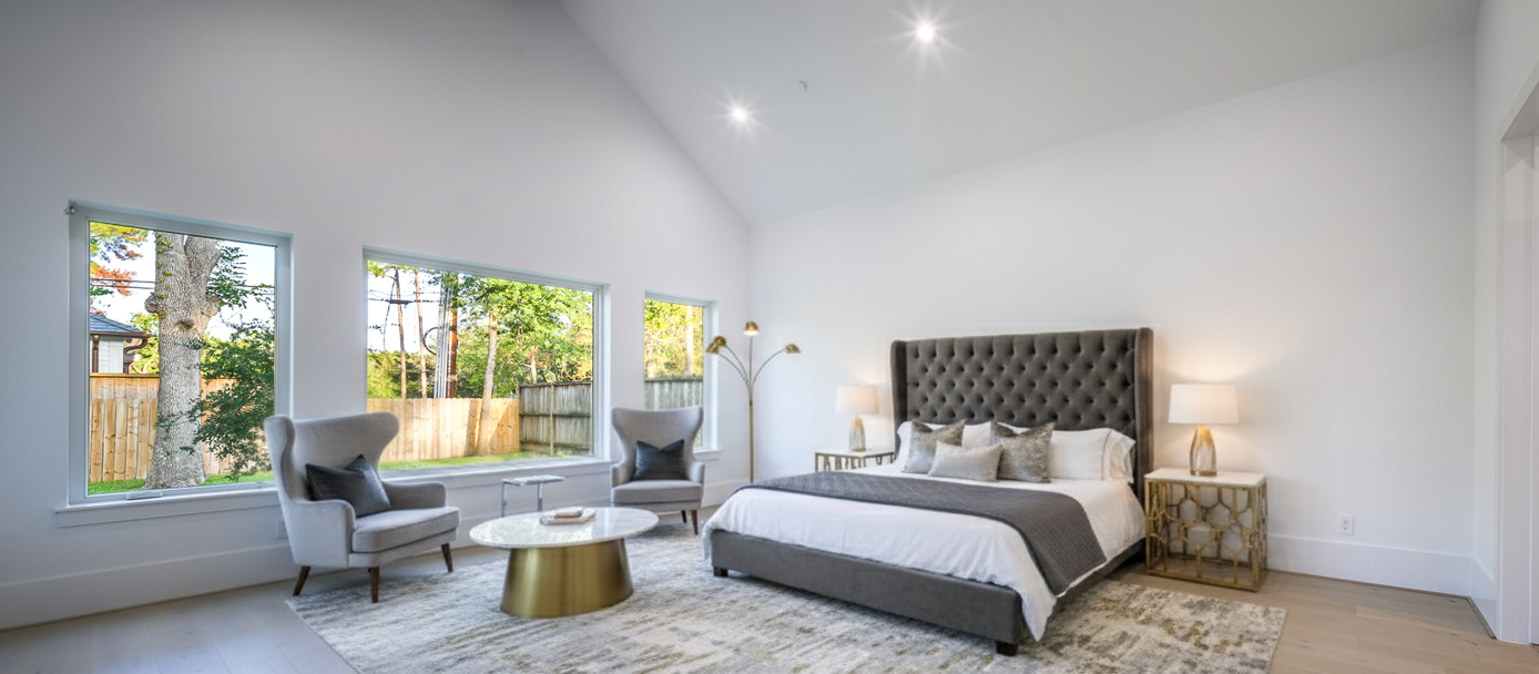 Virtually Staged Bedroom